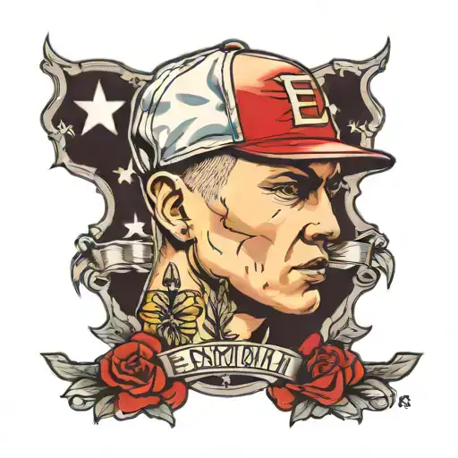 Eminem tattoo design idea