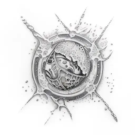 rain earth fire tattoo design idea