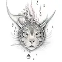rain earth fire tattoo design idea