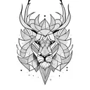 springbok with lion and proteas tattoo design idea
