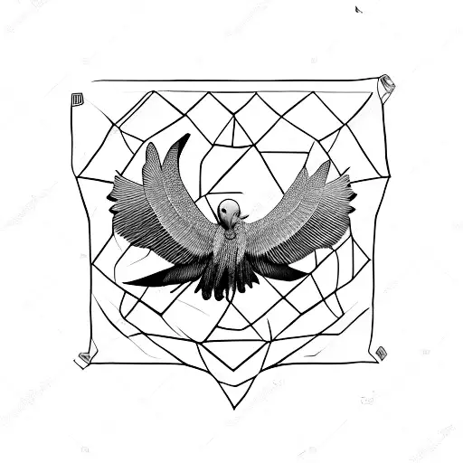 solder with vulture tattoo design idea