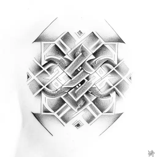 Swastika tattoo design idea