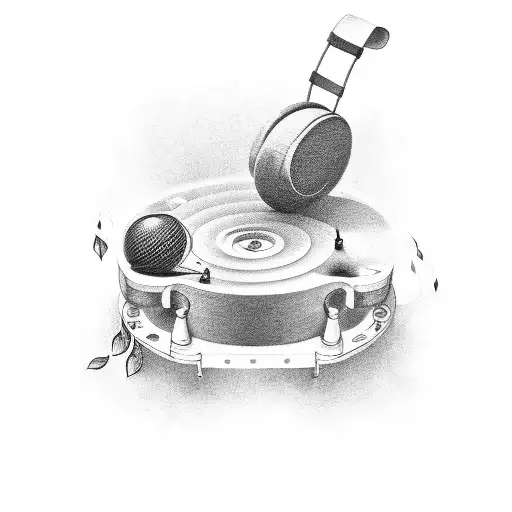 for person who feel music with emotions  tattoo design idea