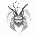 black forest with 1992 and 2003 and lucifer tear tattoo design idea