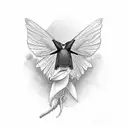 colibri tattoo design idea