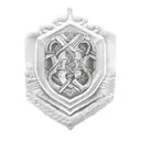 Scandinavian script armor hand protection tattoo design idea