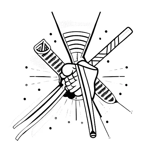 4 x 'Cricket Bat & Ball' Temporary Tattoos (TO00058010) | eBay