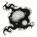 tangled sea tattoo design idea