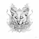 lyra constalation tattoo design idea