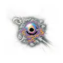 psychadelic atomic bomb tattoo design idea