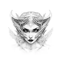 lilith  tattoo design idea