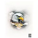 Eagle tattoo design idea