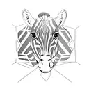 zebra tattoo design idea