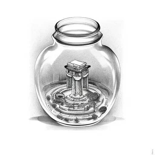 pandora's jar, Greek mythology tattoo design idea