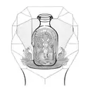 pandora's jar, Greek mythology tattoo design idea