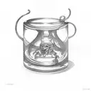pandora's jar, Greek mythology tattoo design idea
