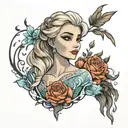 ELSA tattoo design idea