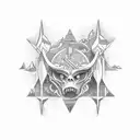 Atlantis tattoo design idea