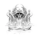 Atlantis tattoo design idea