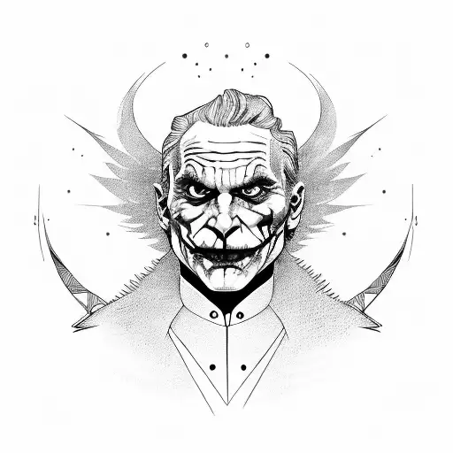 Joker and Harley tattoo design idea
