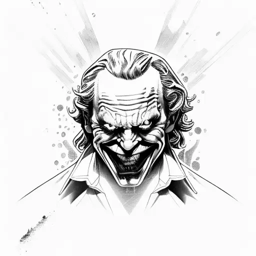 Joker and Harley tattoo design idea