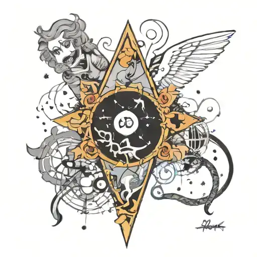 the big bang theory tattoo design idea