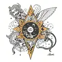 the big bang theory tattoo design idea