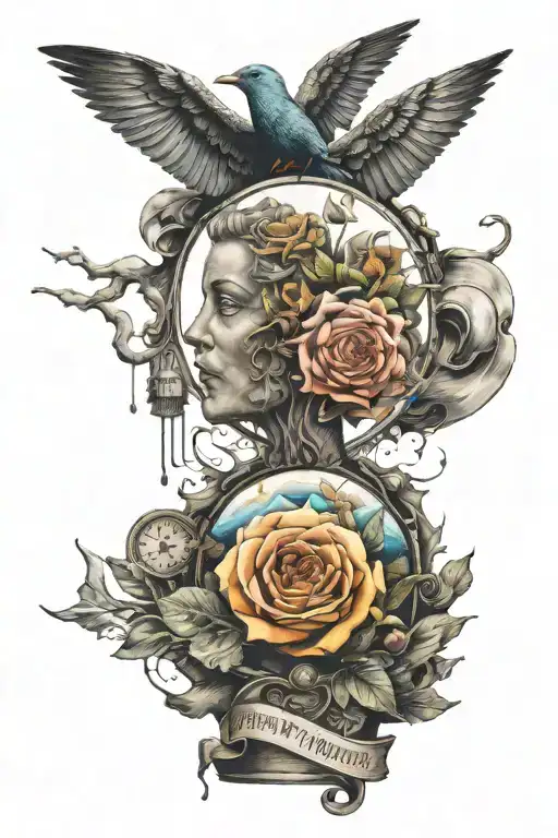 Everything happens for a reason whether good or bad tattoo design idea