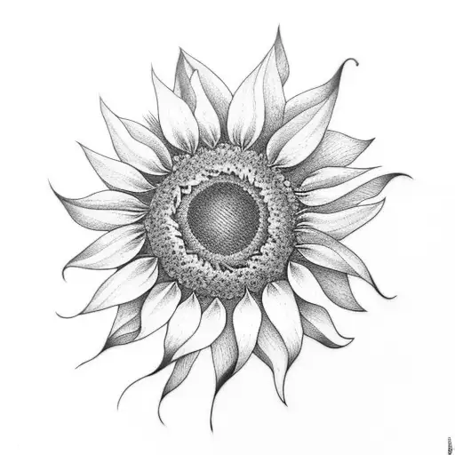Sunflower and butterfly half sleeve tattoo design idea