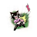 pussy tattoo design idea