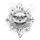 sol ea lua  tattoo design idea