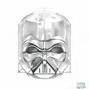 Galactic battle between Darth Vader and Luke Skywalker tattoo design idea