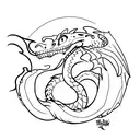 Dragon from how to train your dragon tattoo design idea