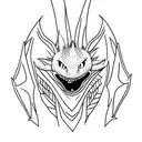 Dragon from how to train your dragon tattoo design idea