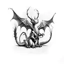 Dragon from how to train your dragon tattoo design idea