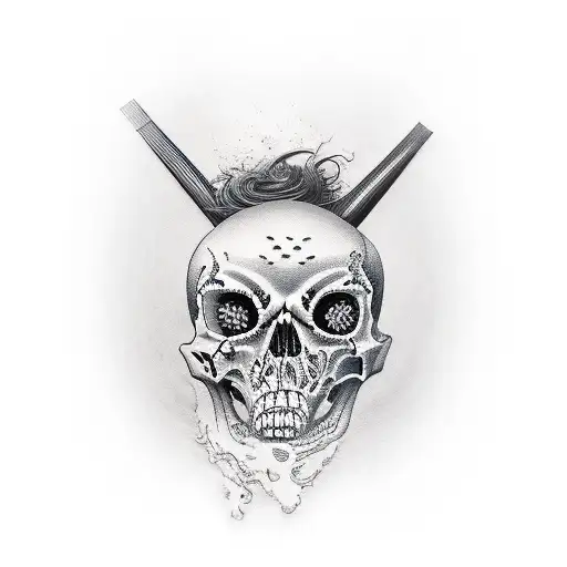 death date tattoo design idea