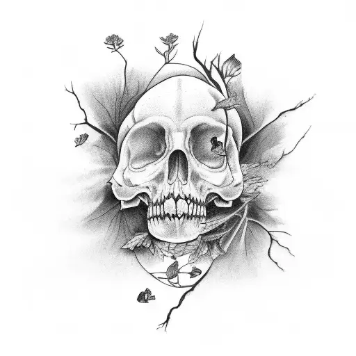 nature tattoo to represent three sons tattoo design idea