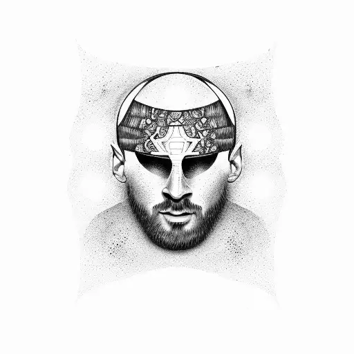 Messi Infinity tattoo design idea