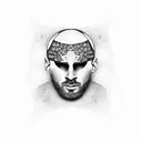 Messi Infinity tattoo design idea