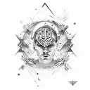 Messi Infinity tattoo design idea