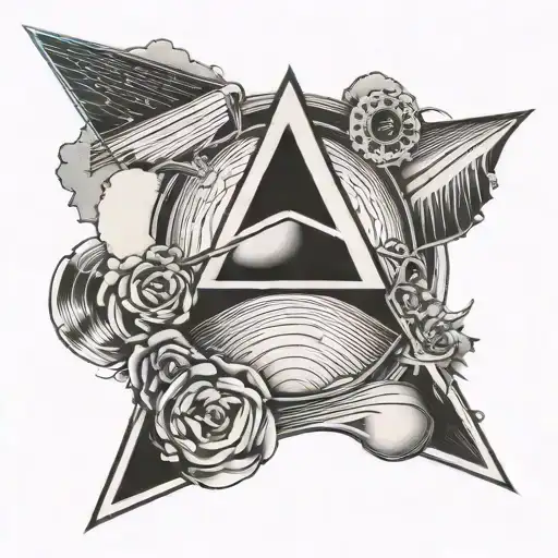 The Pink Floyd song Echoes tattoo design idea