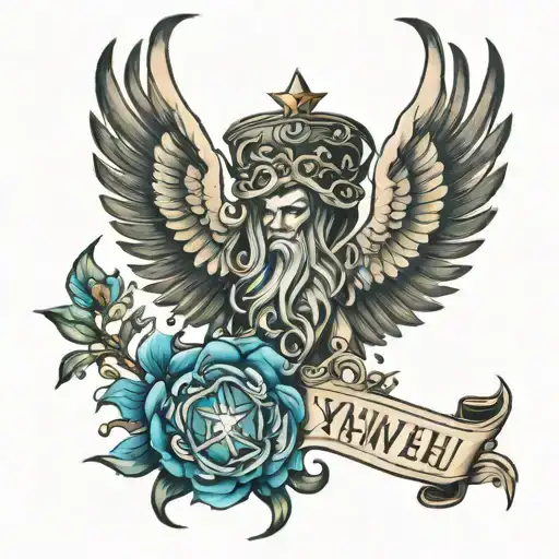 yahweh tattoo design idea
