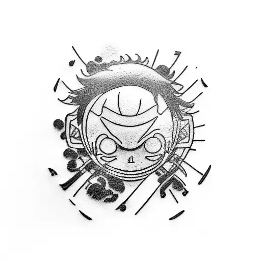 luffy tattoo design idea