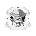 luffy tattoo design idea