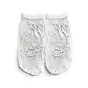 translucent lace socks tattoo design idea