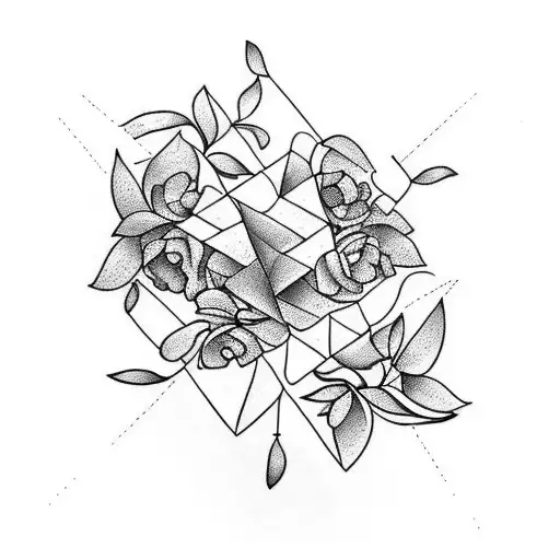 Lavender and Grape tattoo design idea