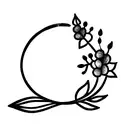 Lavender and Grape tattoo design idea