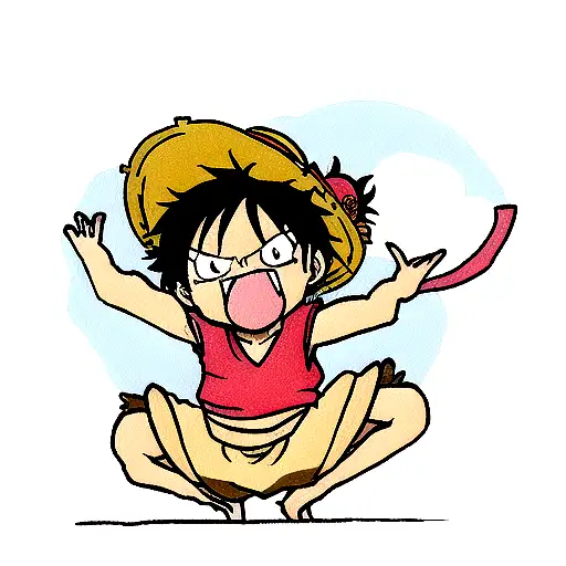 luffy tattoo design idea