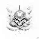 chosen basketball tattoo with clouds fading in the background tattoo design idea