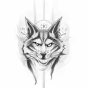 chosen basketball tattoo with clouds fading in the background tattoo design idea